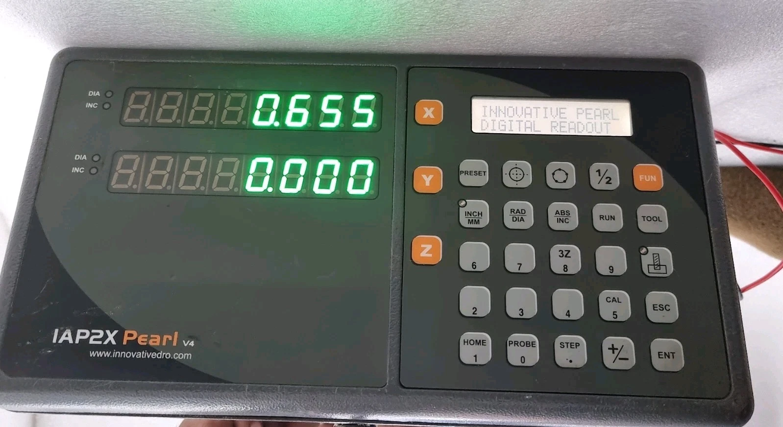 INNOVATIVE IAP2X PEARL V4 DIGITAL READOUT DISPLAY UNIT 2-Axis CNC Lathe Mill